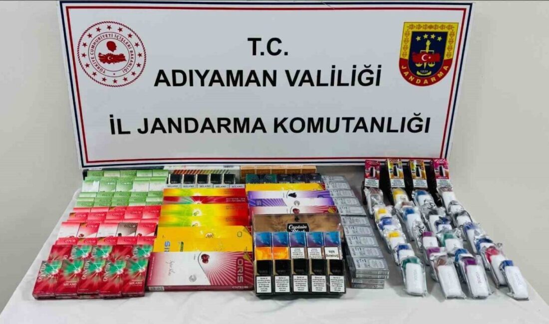 Adıyaman'da Jandarma ekipleri, kaçakçılıkla mücadele operasyonu düzenleyerek bir şüpheliyi yakaladı.