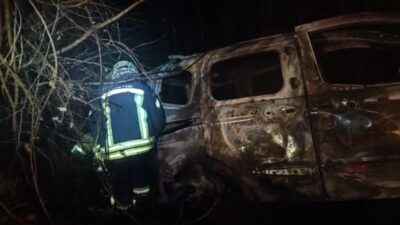 Karabük'ün Safranbolu ilçesinde Ferhat Yıldırım'ın kullandığı hafif ticari araç, direksiyon