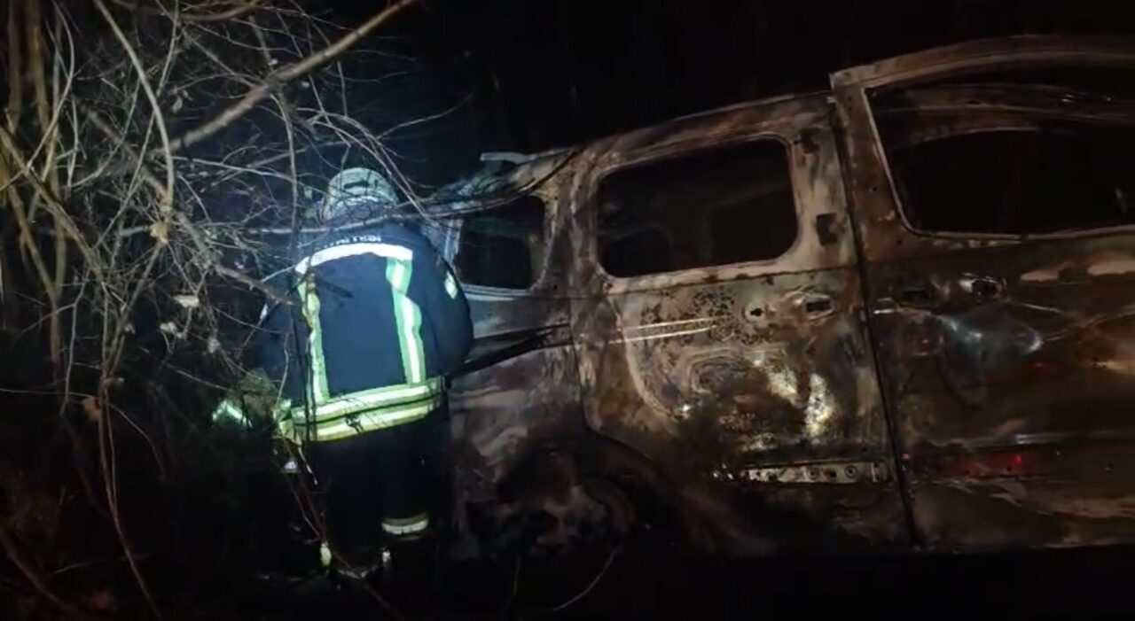 Karabük'ün Safranbolu ilçesinde Ferhat Yıldırım'ın kullandığı hafif ticari araç, direksiyon