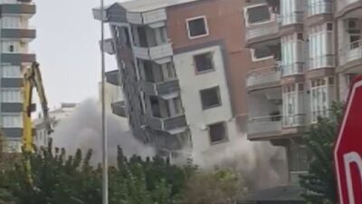 Gaziantep’in Nizip ilçesindeki Abdulhamit Han Mahallesi’nde yıkım kararı sonrası ağır