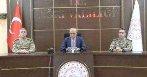 Ağrı Valisi Mustafa Koç, Kasım ayı güvenlik raporunu açıkladı. Suç