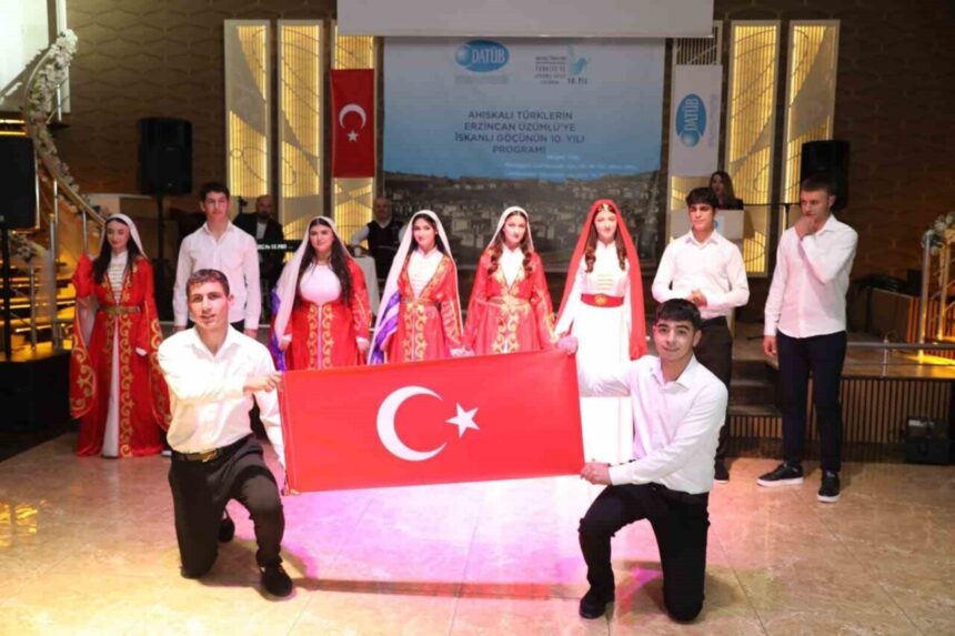 Üzümlü’de Ahıskalı Türklerin iskanlı göçünün 10. yılı anma ve kutlama programı yapıldı.