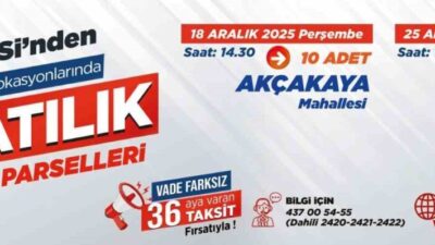 Talas Belediyesi, Akçakaya ve Endürlük mahallelerindeki 30 villa parselini ihaleye