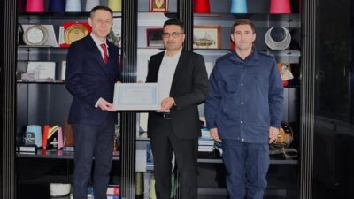Zonguldak'ın Alaplı ilçesinde, Bahadır Aksoy isimli firma genel müdürü, İlçe