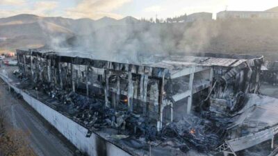 Kırıkkale’nin Yahşihan ilçesindeki Bahadır Kimya Fabrikası'nda çıkan yangın sonrası, fabrika