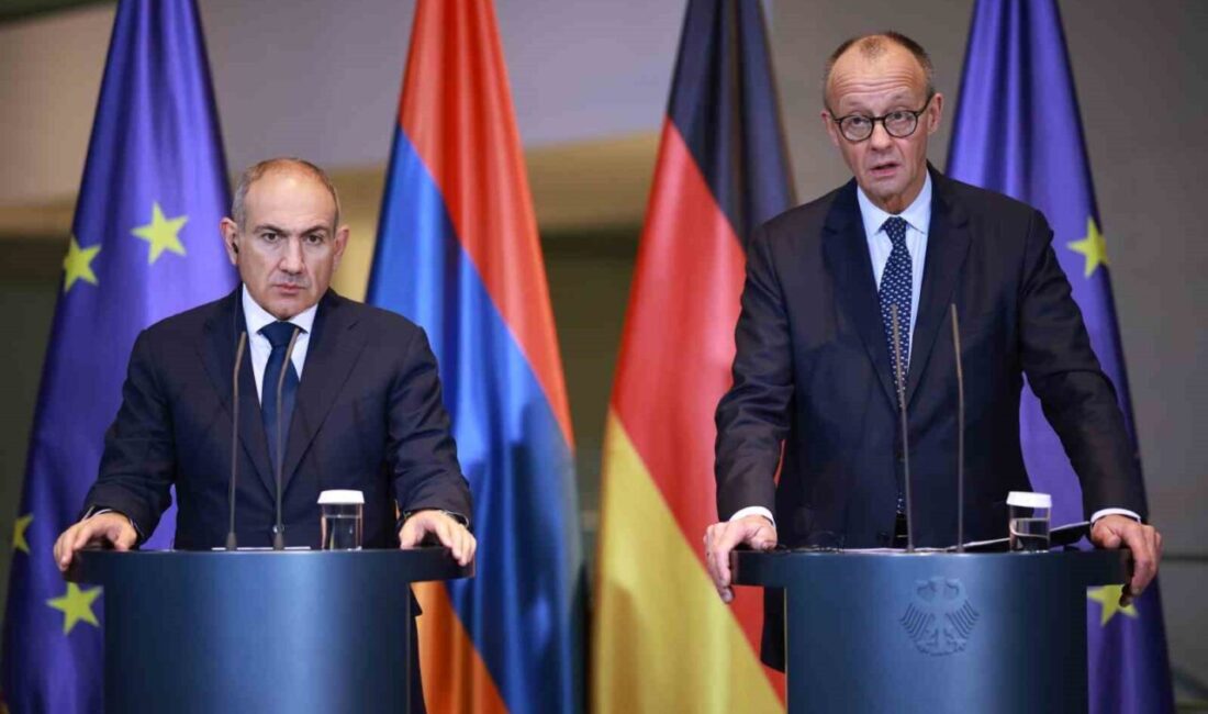 Almanya Başbakanı Friedrich Merz, Ermenistan Başbakanı Nikol Paşinyan ile yaptığı
