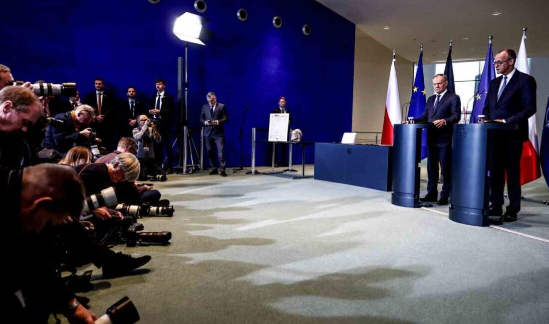 Almanya Başbakanı Friedrich Merz ve Polonya Başbakanı Donald Tusk, Berlin'de