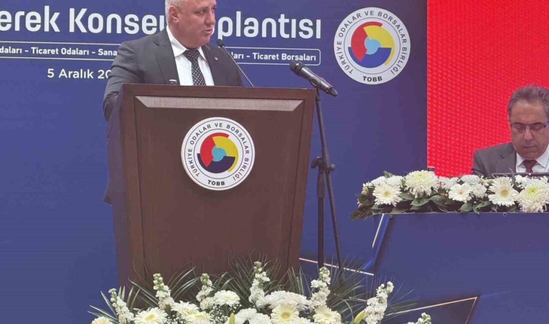 ALTSO Başkanı Eray Erdem, Cumhurbaşkanı Yardımcısı Cevdet Yılmaz'ın katıldığı TOBB