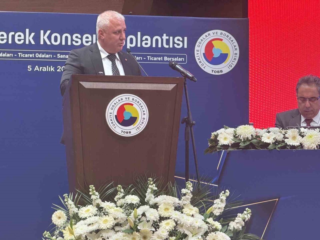 ALTSO Başkanı Eray Erdem, Cumhurbaşkanı Yardımcısı Cevdet Yılmaz'ın katıldığı TOBB