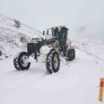 Amasya’da kar yağışı sebebiyle 28 köy yolu trafiğe kapandı.