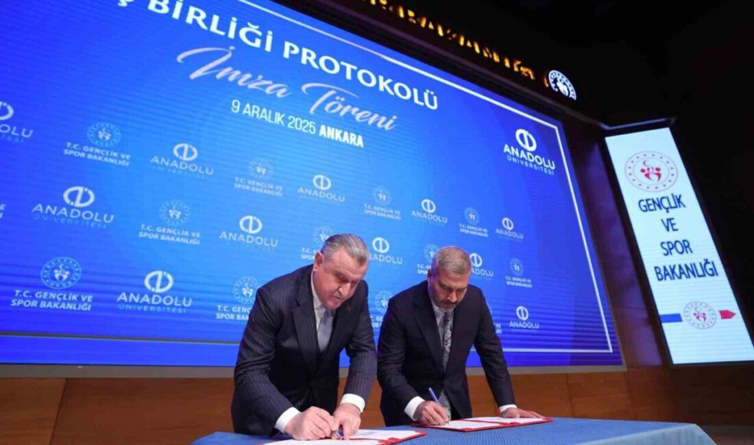 Anadolu Üniversitesi ve Gençlik Spor Bakanlığı’nın Yeni İş Birliği Protokolü Gençlik Çalışmalarını Güçlendirecek Anadolu Üniversitesi, Gençlik ve Spor Bakanlığı ile iş birliği protokolü