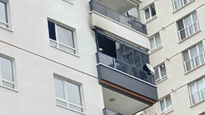 Ankara'nın Mamak ilçesinde sabah saatlerinde 10 katlı bir apartmanın 6.