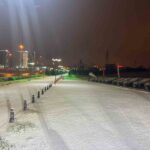 Ankara’da gece saatlerinde etkili kar yağışı başladı.