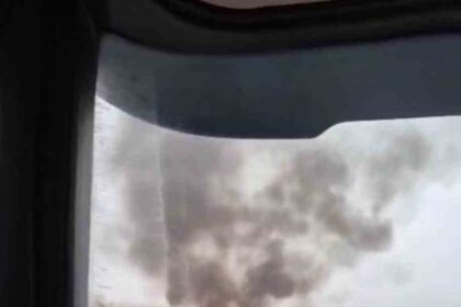 Ankara’da Seyir Halindeki Otomobil Alev Alev Yandı, Sürücü Kurtuldu