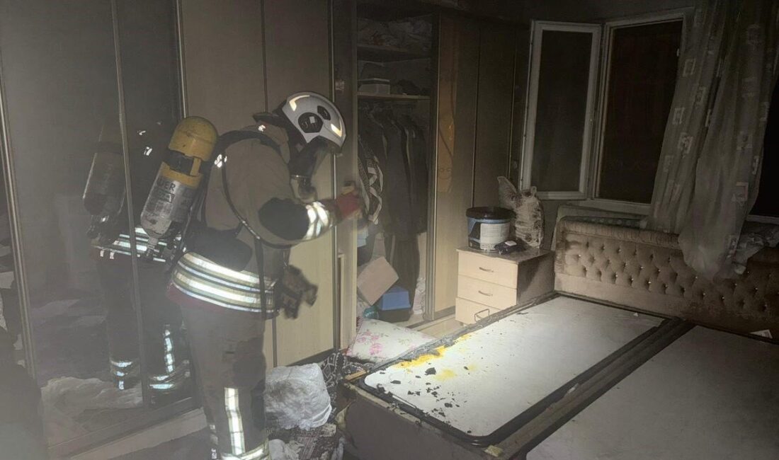 Hatay'ın Antakya ilçesindeki Narlıca Mahallesi'nde bir müstakil evde çıkan yangın,