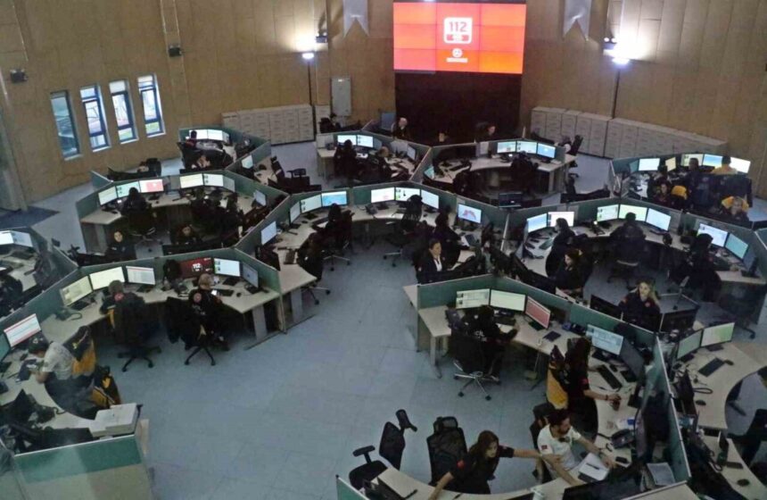 Antalya 112 Acil Çağrı Merkezine 2025’te gelen çağrıların yüzde 54’ü asılsız çıktı