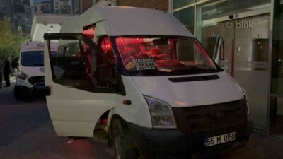 Samsun'un Canik ilçesinde dolmuş şoförü Murat A. (36), seyir halindeyken