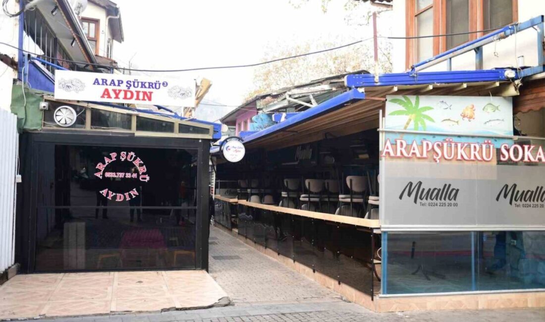 Osmangazi Belediyesi, Arap Şükrü Sokağı’ndaki ruhsatsız yapıları yıkarak yolun kullanımını