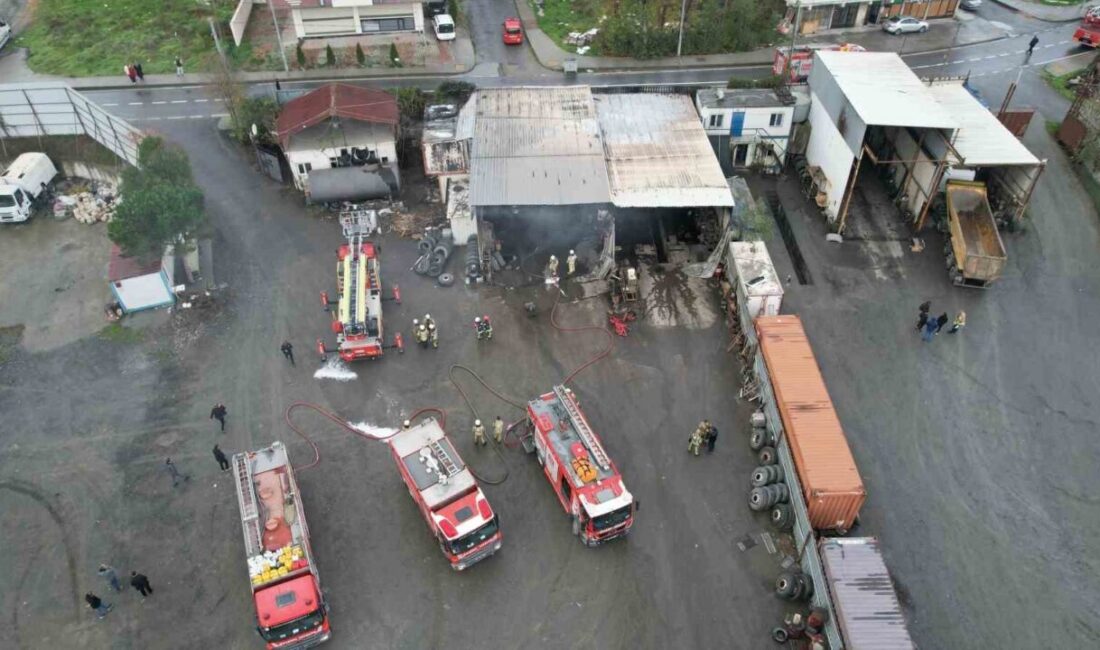 Arnavutköy’deki Tır Tamirhanesinde Sabah Yangın Korkuttu: Olayda Can Kaybı Yok Arnavutköy'de bir tır tamirhanesinde sabah saatlerinde çıkan yangın, kısa sürede