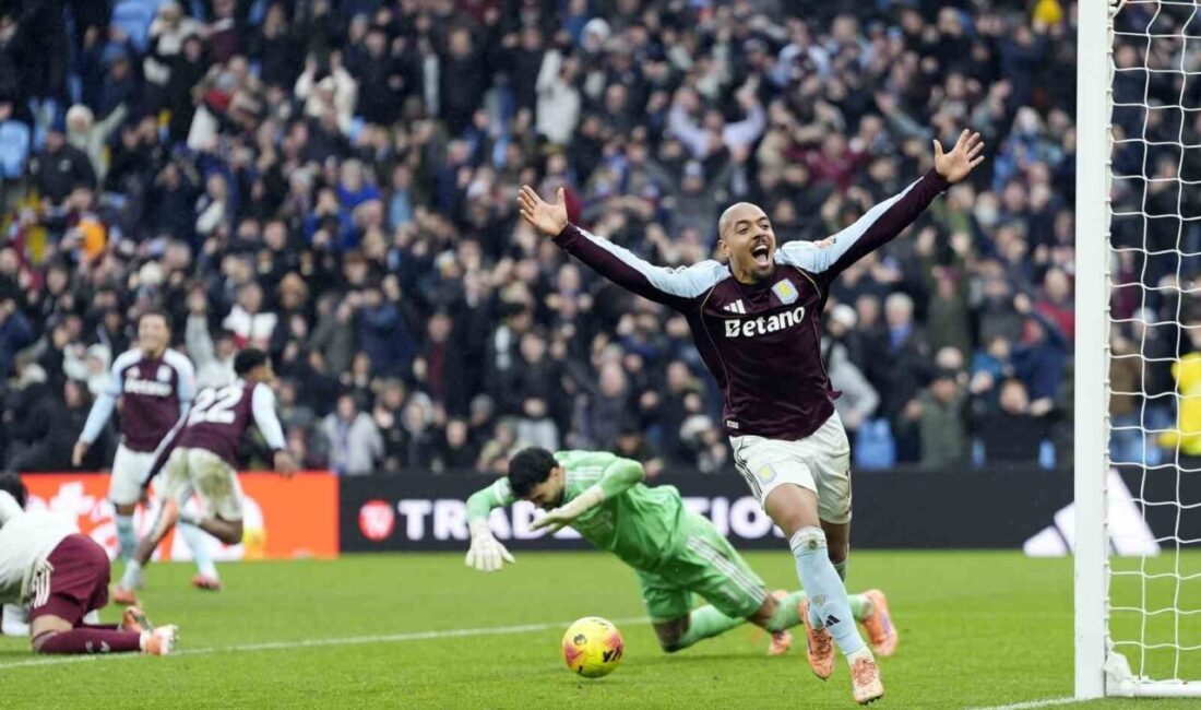Premier Lig'in 15. haftasında Arsenal, Aston Villa'ya 90+5. dakikada yediği