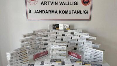 Artvin İl Jandarma Komutanlığı, Kasım ayında gerçekleştirdiği operasyonlarda 1 milyon