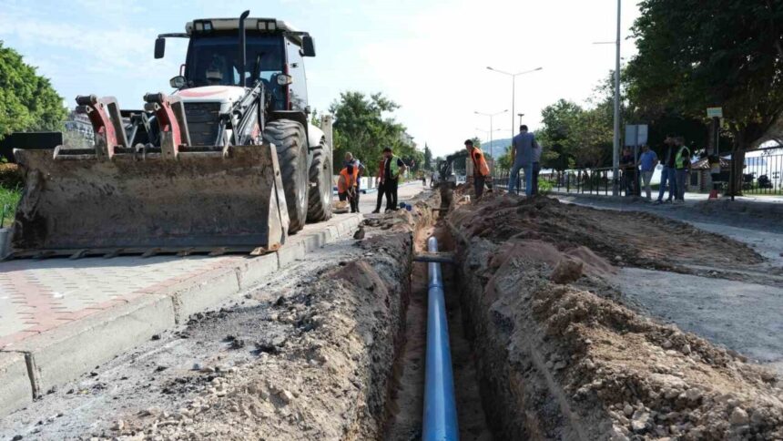 Alanya’da Atatürk Caddesi’nde İçme Suyu Şebeke Hat Yenileme Projesi Başladı