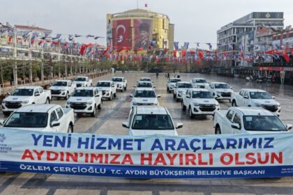 Aydın Büyükşehir Belediyesi, 26 Yeni Hizmet Aracıyla ASKİ’nin Filosunu Güçlendiriyor