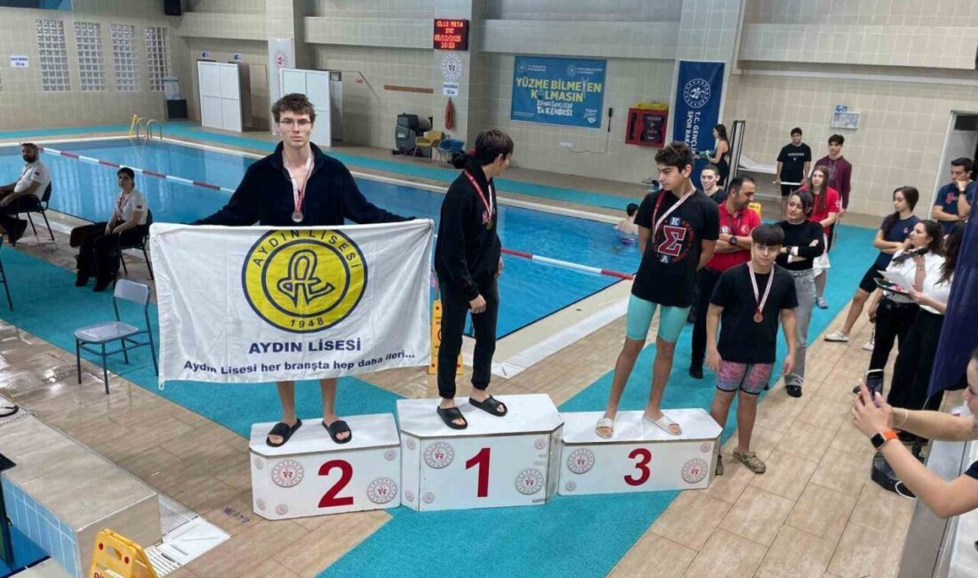 Aydın Lisesi öğrencileri, yüzme ve judo branşlarında toplam beş gümüş