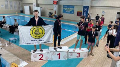 Aydın Lisesi öğrencileri, yüzme ve judo branşlarında toplam beş gümüş