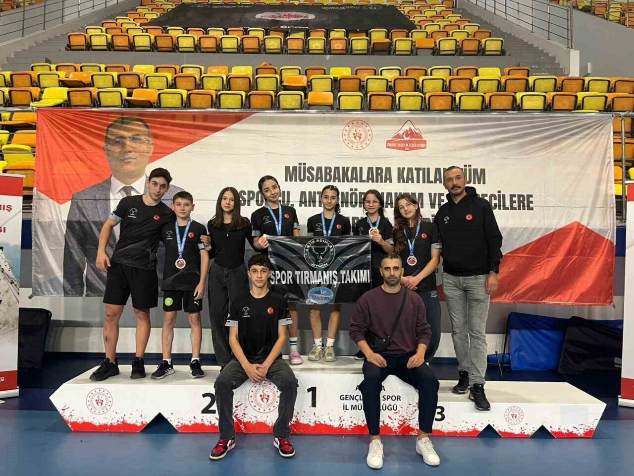 Aydınlı sporcular, Türkiye Dağcılık Federasyonu Türkiye Kupası’nda üç birincilik, iki