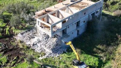 Çanakkale İl Özel İdaresi, Ayvacık ilçesinde 66 ruhsatsız yapıyı Kasım