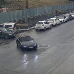 İstanbul Bahçelievler’de yoğun trafikte drift atan sürücü güvenlik kameralarına yansıdı.