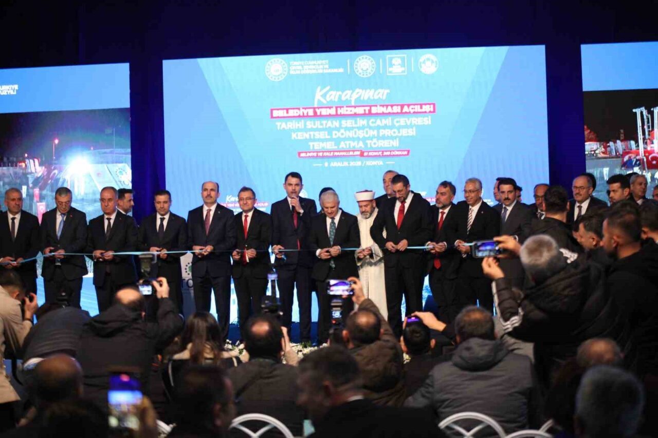 Çevre, Şehircilik ve İklim Değişikliği Bakanı Murat Kurum, Konya'nın Karapınar