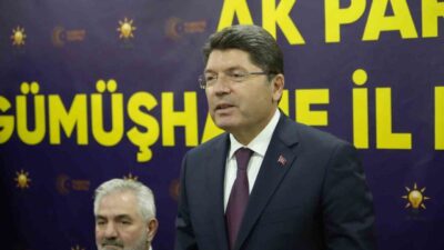 Adalet Bakanı Yılmaz Tunç, Gümüşhane'de muhalefeti eleştirerek Kılıçdaroğlu'na yönelik sert