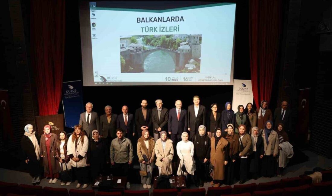 Düzce Üniversitesi, "Balkanlarda Türk İzleri" konferansında, Eğitimci Dr. Mümin Ali