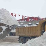 Van’ın Başkale İlçesinde Kar Yağışı Hayatı Olumsuz Etkiliyor, Çalışmalar Devam Ediyor