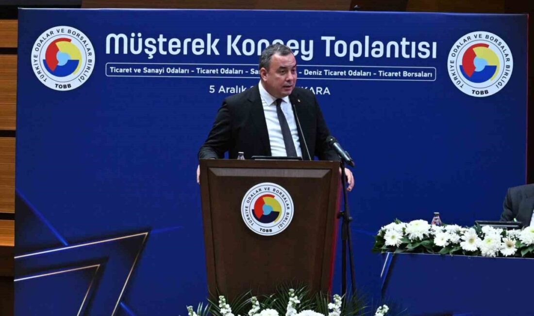 Aydın Ticaret Borsası Başkanı Çondur’dan Kuraklık ve Destekleme Modeli Üzerine Kritik Uyarılar Aydın Ticaret Borsası Başkanı Fevzi Çondur, TOBB Müşterek Konsey Toplantısı’nda