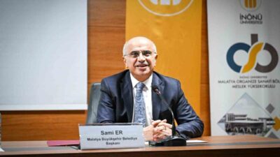 Malatya Büyükşehir Belediye Başkanı Sami Er, İnönü Üniversitesi’nde öğrencilerle buluşarak