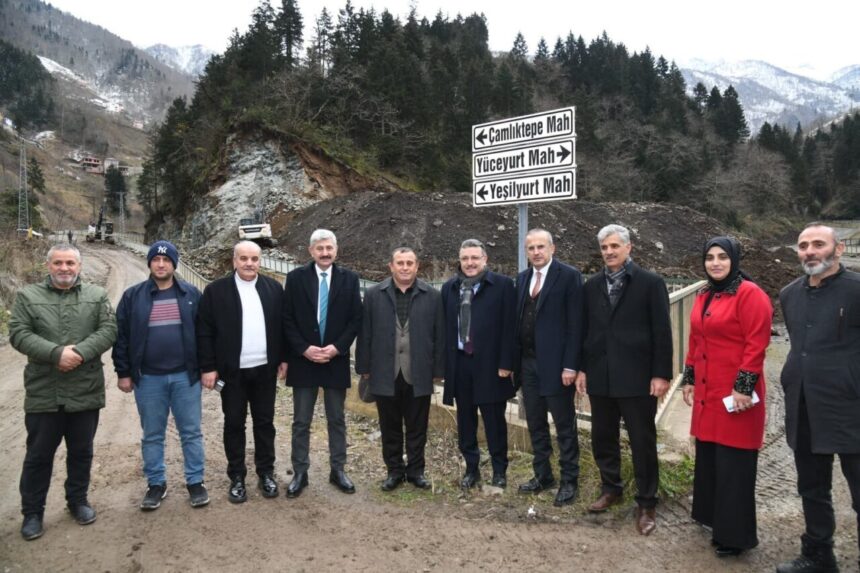 Trabzon Büyükşehir Belediye Başkanı Genç, Araklı’daki afet bölgesinde incelemelerde bulundu.