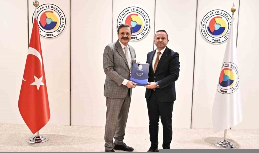 MATSO Başkanı Seydi Tahsin Güngör, TOBB Başkanı M. Rifat Hisarcıklıoğlu'nu