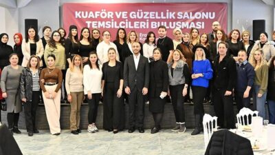 Gaziosmanpaşa Belediye Başkan Vekili Eray Karadeniz, kuaför ve güzellik salonu
