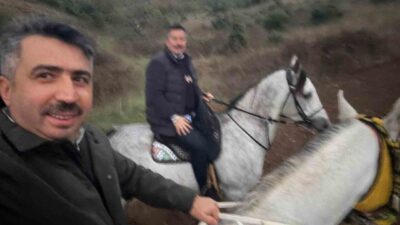 Yıldırım Belediye Başkanı Oktay Yılmaz, Yenişehir Belediye Başkanı Ercan Özel'i