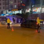 Akyurt’ta polis yılbaşı öncesi geniş çaplı denetim gerçekleştirdi.