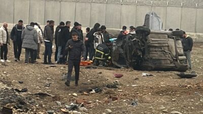 Batman’da bir otomobilin takla atması sonucu iki kişi yaralandı. Olay,