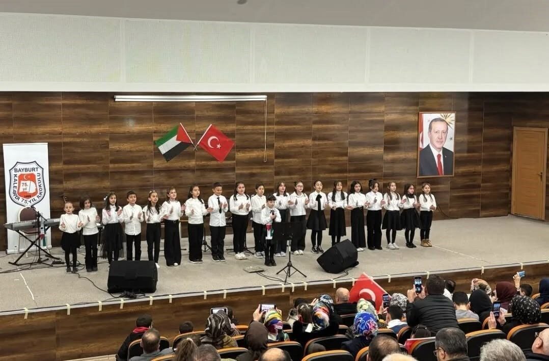 Bayburt’ta Filistin’e Destek Amacıyla Dayanışma Konseri Düzenlendi