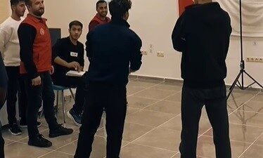 Bayburt'ta KYK yurtlarında kalan üniversite öğrencileri, Bayburt Genç Ofis'in düzenlediği