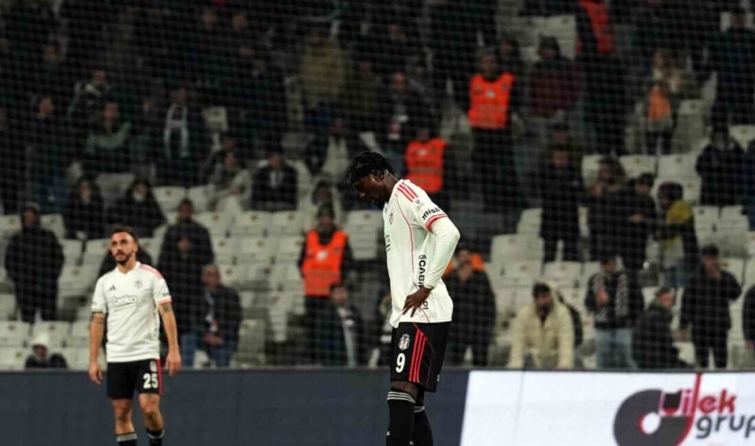 Beşiktaş, Süper Lig'in 15. haftasında Gaziantep FK ile 2-2 berabere