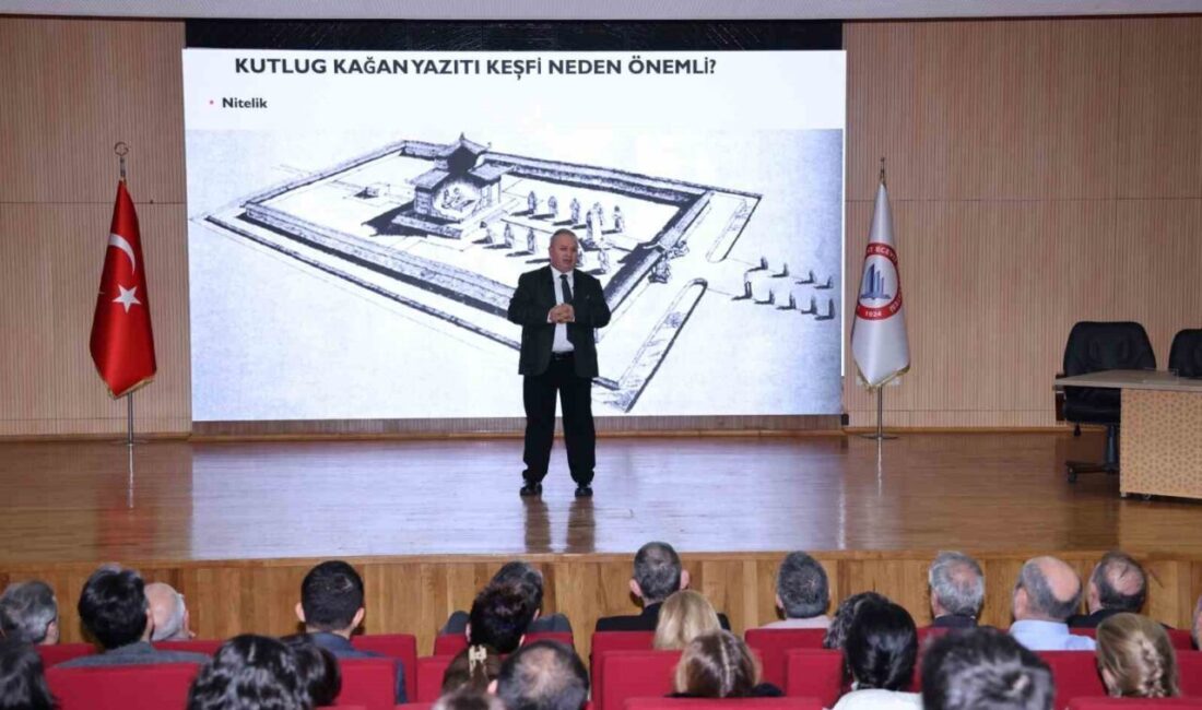 Zonguldak Bülent Ecevit Üniversitesi'nde düzenlenen "Moğolistan’daki Türk Kültür Varlıkları" konferansında,