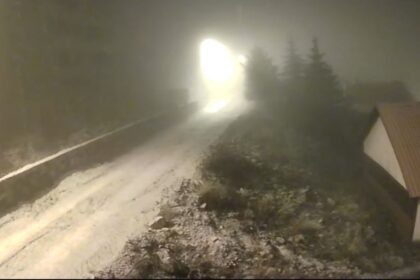 Beypazarı’nda Yüksek Kesimlere Yağarak Sevinç Yaratan Kar Yağışı Başladı