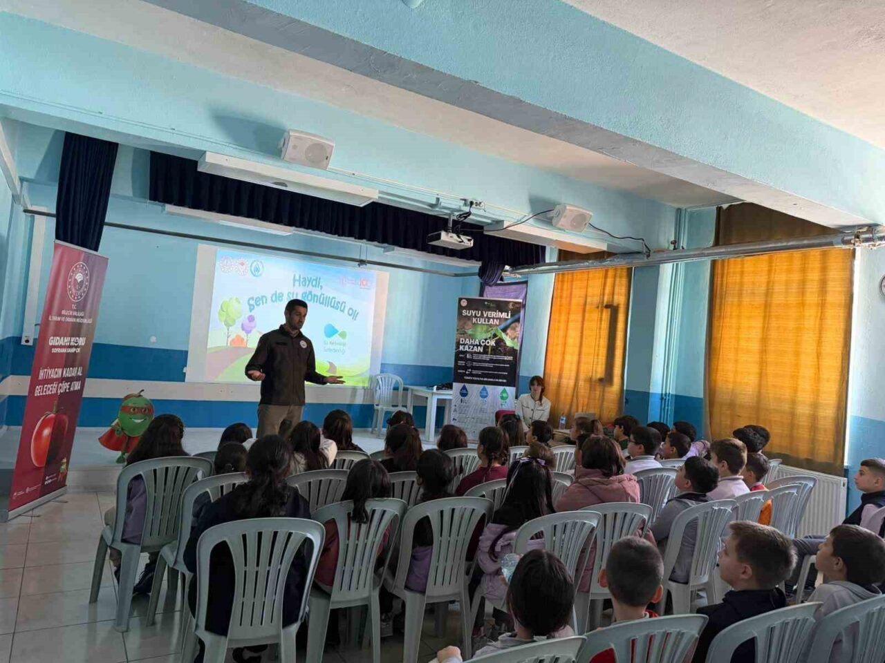 Bilecik İl Tarım Müdürlüğü, Malhunhatun İlköğretim Okulu’nda 344 öğrenciye su